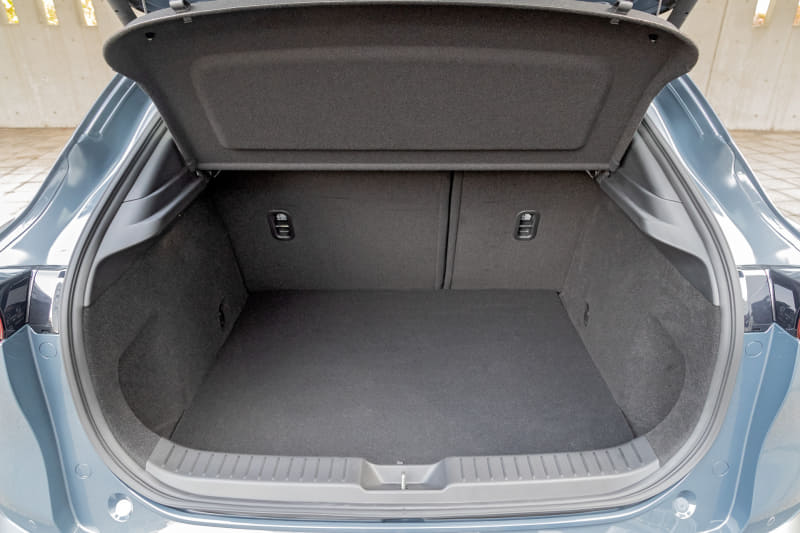 ラゲッジスペースは、大型ベビーカーや旅行用バッグなどを同時に積載できる430Lの荷室容量を確保。また、組み立て家具などが収まる1020mmの開口幅とともに、荷物の積み降ろしがしやすいよう開口部下端の高さを地上から731mmに設定。電動でリアゲートの開閉ができる「パワーリフトゲート」を「20S」を除く全モデルに標準装備する