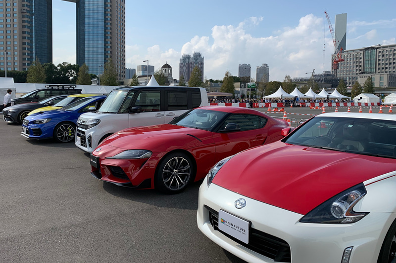 AJAJ同乗試乗会のクルマたち