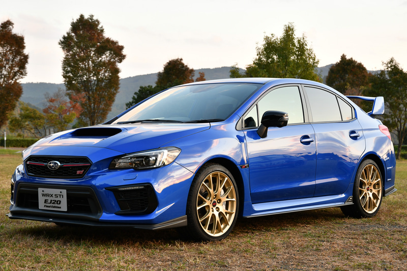 EJ20型エンジンを搭載した最後の特別仕様車「WRX STI EJ20 Final Edition」。555台の限定販売で、販売店での申し込みは11月11日まで