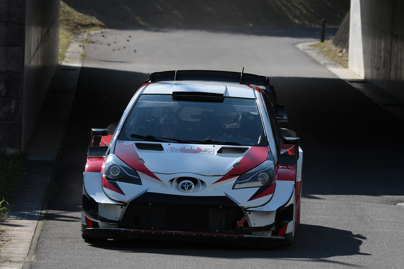 国際格式を優勝した1号車 勝田貴元/Daniel BARRITT選手 ヤリスWRC