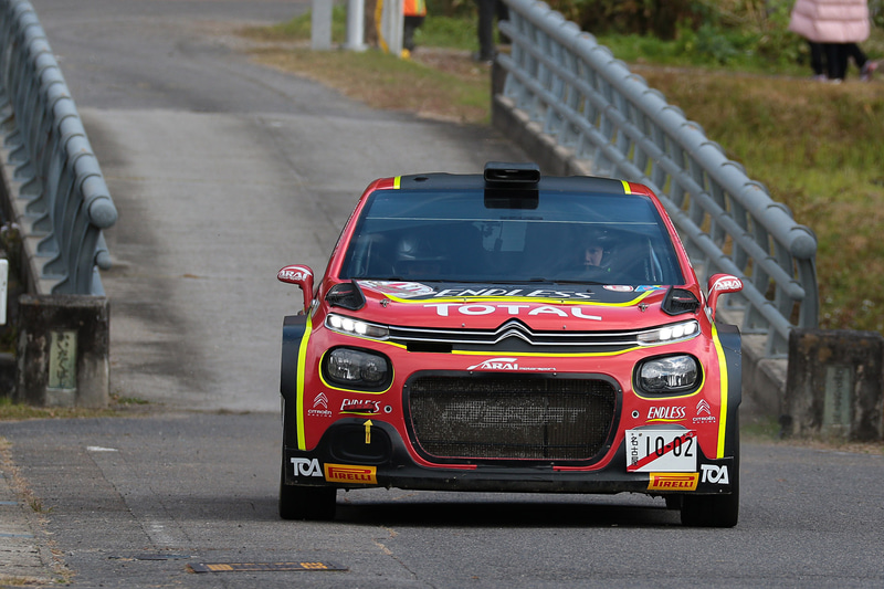 国際格式2位の2号車 新井大樹/Ilka MINOR選手 シトロエン C3