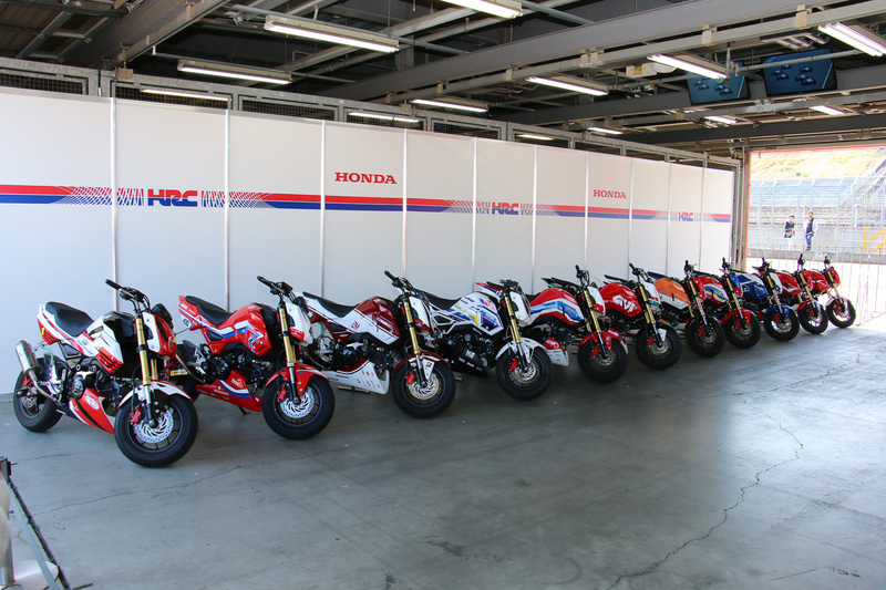 ワンメイクレース「Exciting GROM Cup」でも使用されたHRC GROM Cup