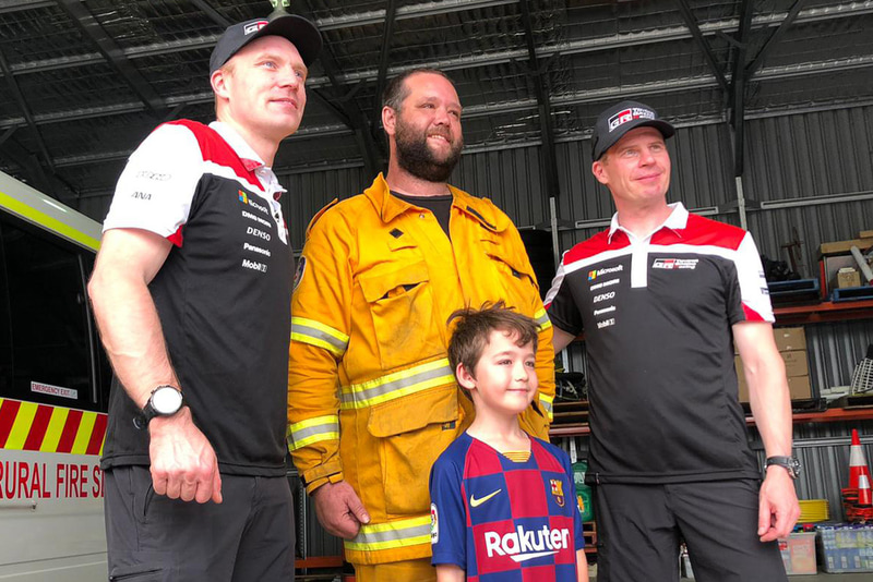 現地で行なわれているチャリティイベント