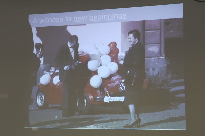 ティツィアナ氏のあいさつで示されたスライド資料