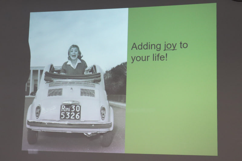 ティツィアナ氏のあいさつで示されたスライド資料