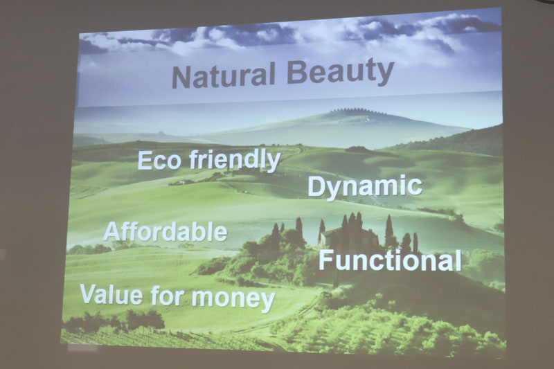 ティツィアナ氏のあいさつで示されたスライド資料