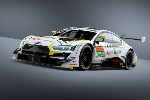 DTMチャンピオンのレネ・ラスト選手が日の丸カラーの「Audi Sport RS 5