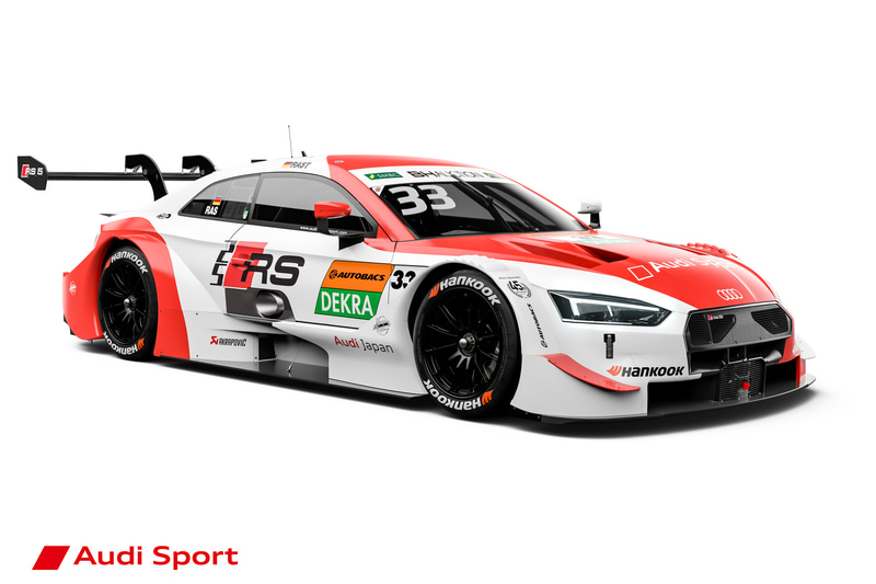 2019年DTMチャンピオンのレネ・ラスト選手は日本で開催されるレースを記念して日本国旗を模したカラーリングを施した「Audi Sport RS 5 DTM」で参戦