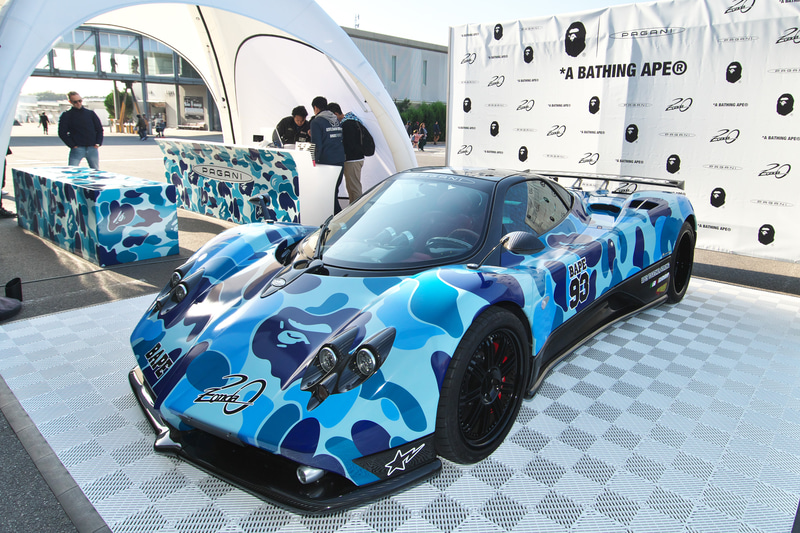 パドックエリアの展示