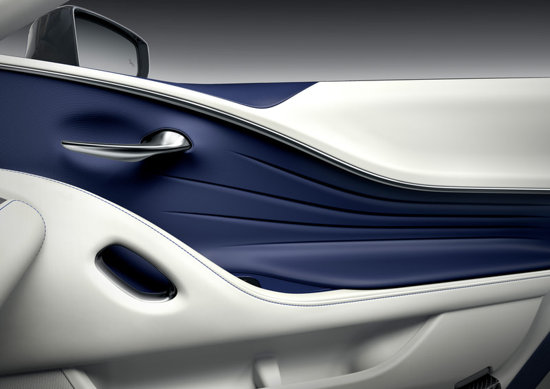 LC500 コンバーチブルモデルのインテリア