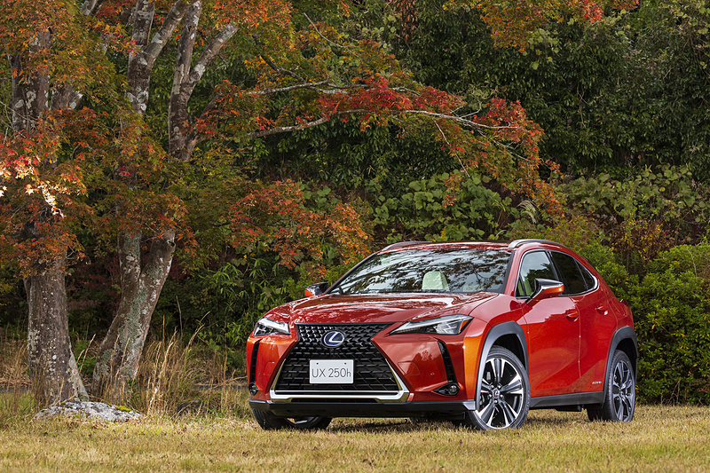 既存のUX（写真はハイブリッド）。ボディサイズは4495×1840×1540mm（全長×全幅×全高）