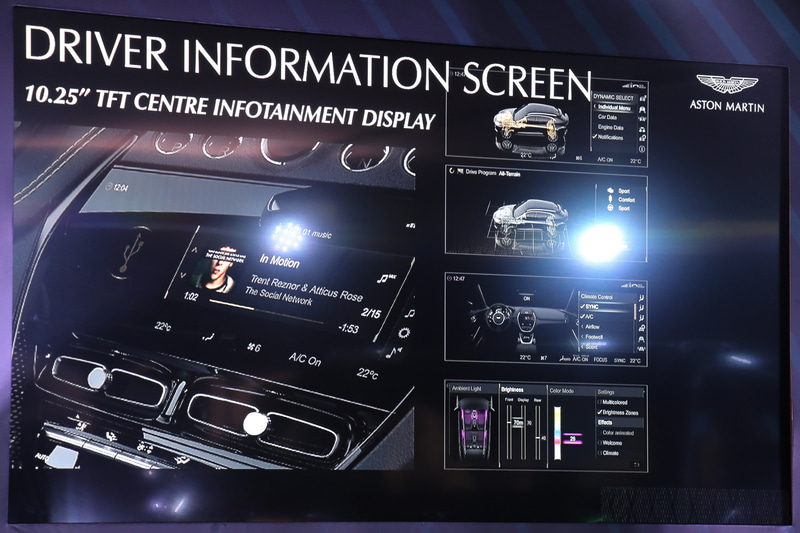 センターコンソールのインフォテイメントディスプレイではドライブモードの選択によって変化する点について、イラストなども使って分かりやすく紹介する