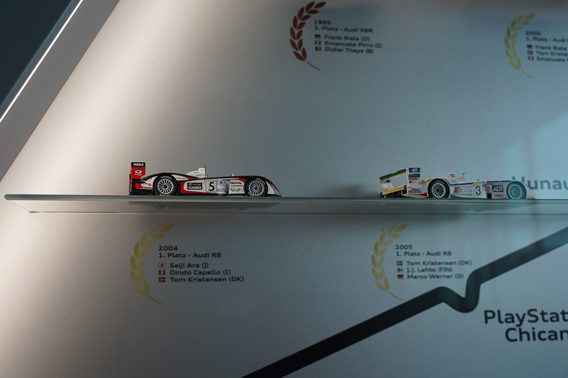 日本の「チーム郷」が2004年に「Audi R8」でル・マン24時間レースを制覇した時のモデルカーを発見！