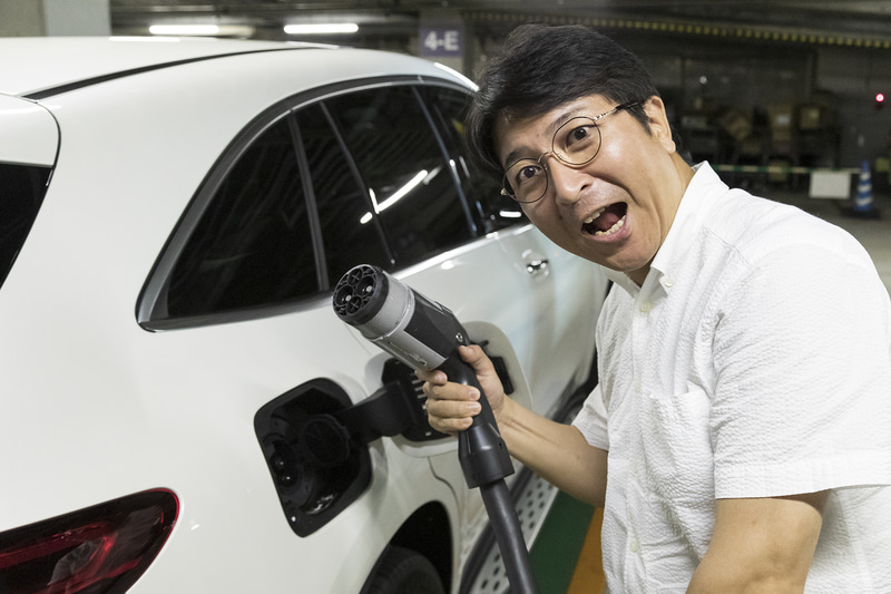 実際に給電も試してみた