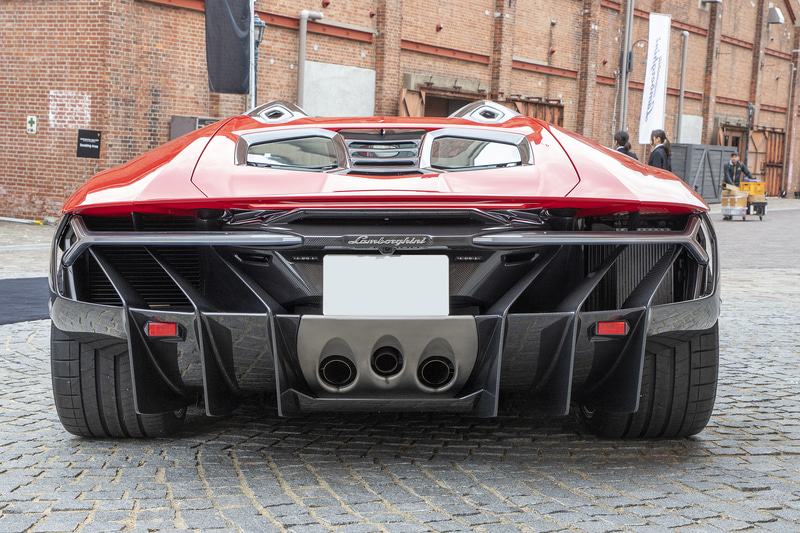 「ランボルギーニ・チェンテナリオ ロードスター」。ランボルギーニ創業者の生誕100年を記念して作られた。ベースはアヴェンタドール。40台が作られ、うち20台がロードスター