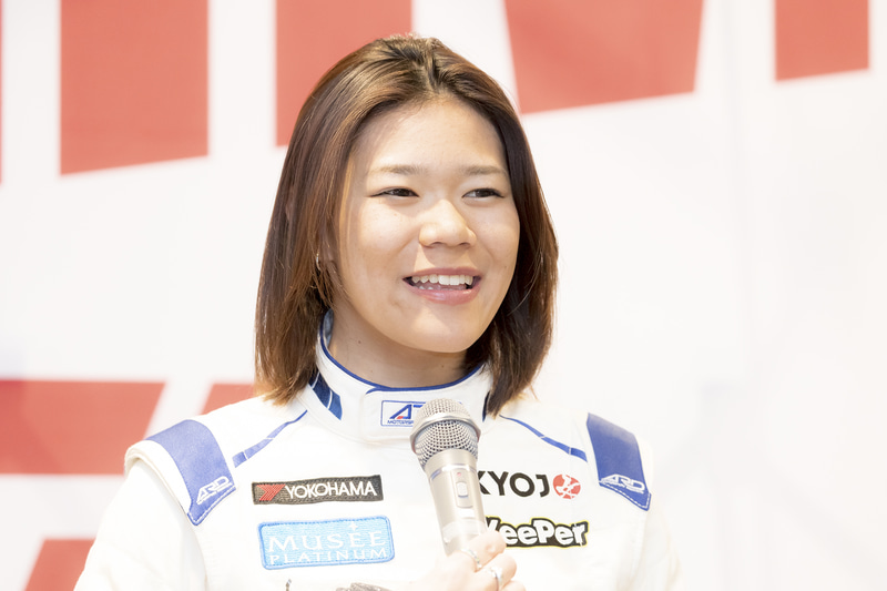 シリーズ2位の翁長実希選手