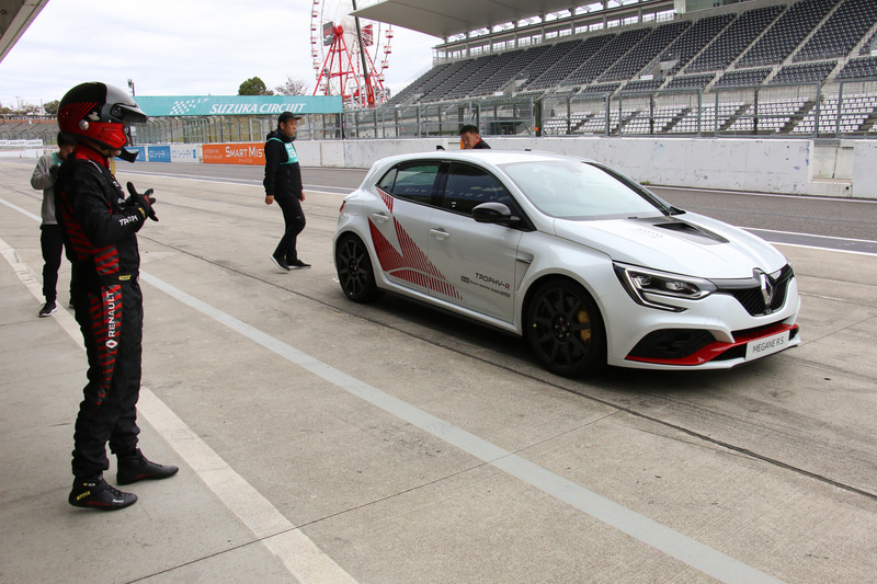 ラップタイム計測がスタート