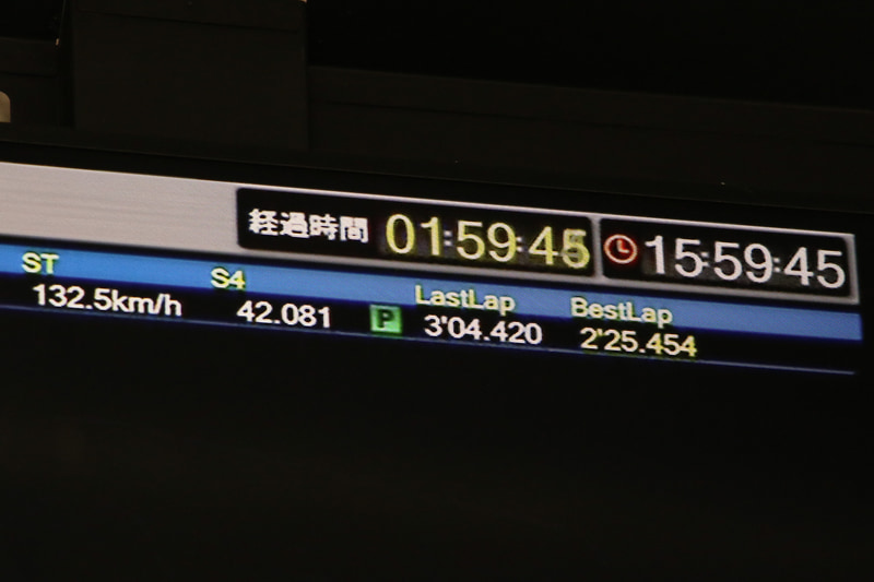 アタックラップ後に笑顔を見せるウルゴン氏