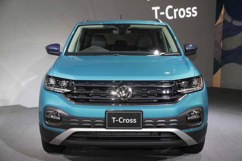 ボディサイズは4115×1760×1580mm（全長×全幅×全高）、ホイールベースは2550mm。車両重量は1270kg。（※T-Cross TSI 1st Plus）