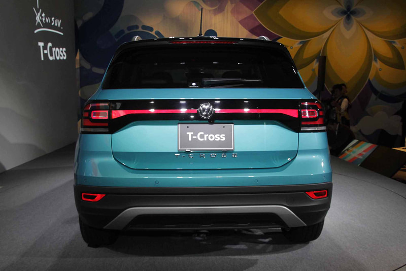 ボディサイズは4115×1760×1580mm（全長×全幅×全高）、ホイールベースは2550mm。車両重量は1270kg。（※T-Cross TSI 1st Plus）