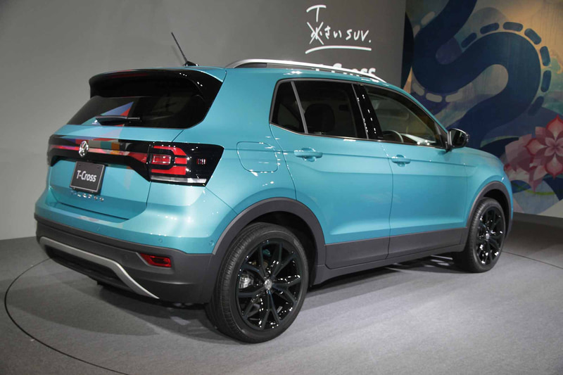 ボディサイズは4115×1760×1580mm（全長×全幅×全高）、ホイールベースは2550mm。車両重量は1270kg。（※T-Cross TSI 1st Plus）