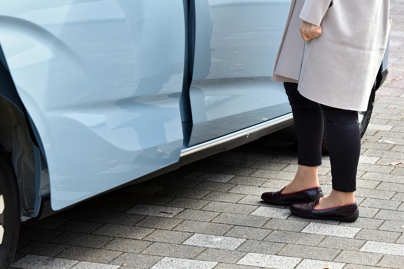 オプションのハンズフリースライドドアは、これまで多かった助手席側だけでなく、運転席側にも設定ができるようになった