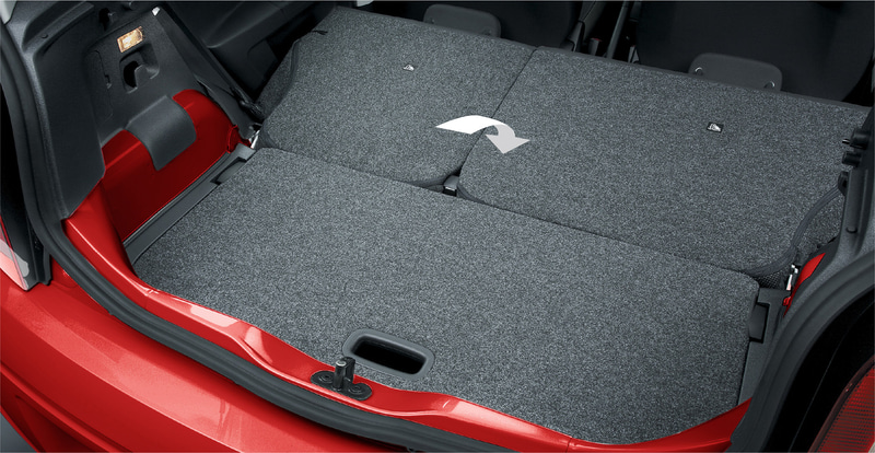 ラゲッジルームの展開イメージ