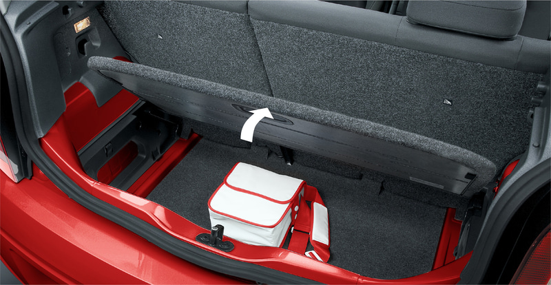 ラゲッジルームの展開イメージ