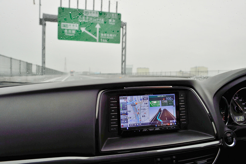 実際にそのルートを走ってみる。圏央道に入った後、新東名を案内してくれるように