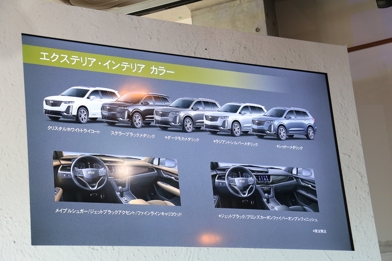 内外装のカラーリング設定