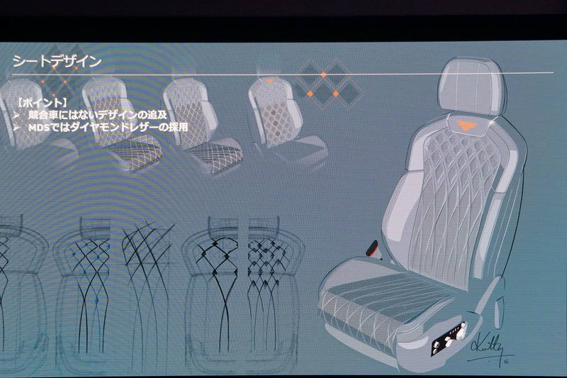 さまざまなオプションが用意されるインテリア