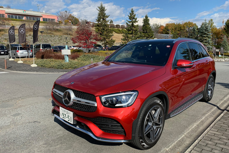 GLEに比べると少し小さい「GLC」にも試乗した
