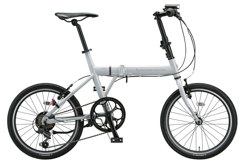 ブリヂストン 折りたたみ自転車 グリーンレーベル CYLVA F6F（E.Xアーバングレー）