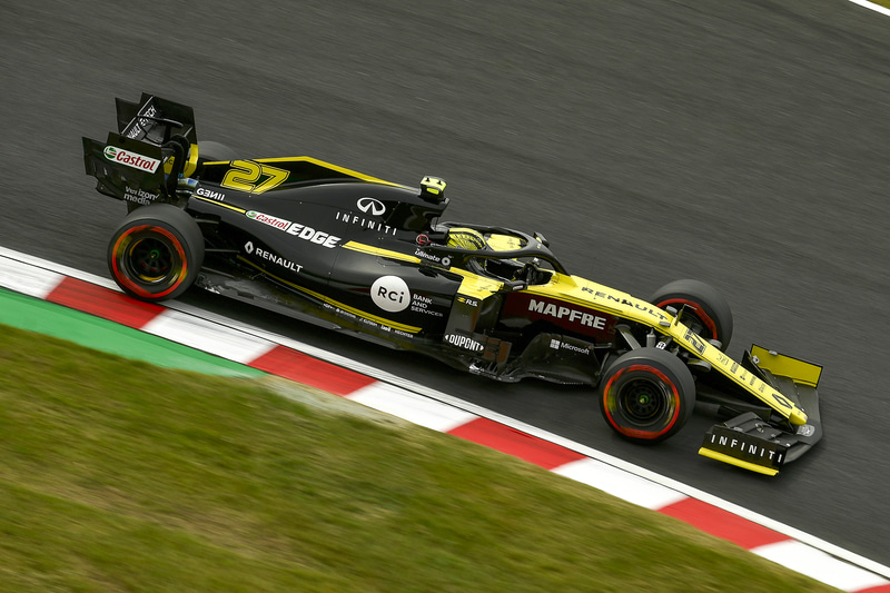 ルノーのニコ・ヒュルケンベルグ（左）とダニエル・リカルド