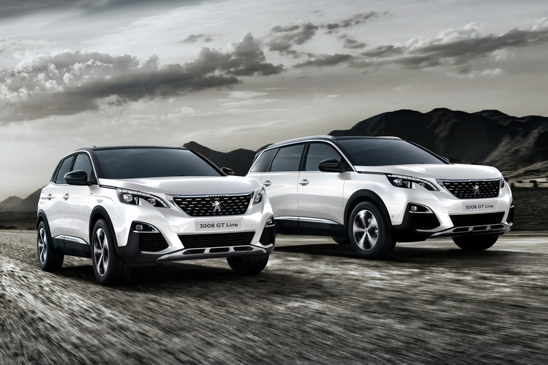 プジョーのCセグメントSUV「3008」「5008」特別仕様車「GT Line BlueHDi」