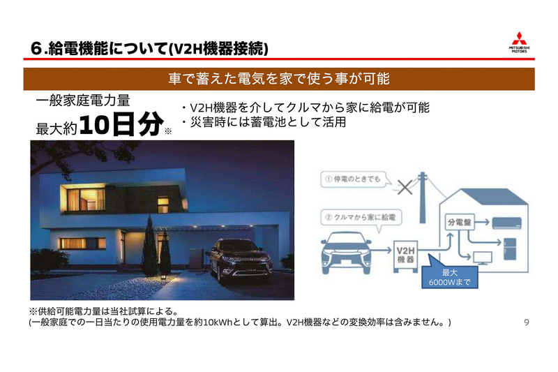 給電機能について