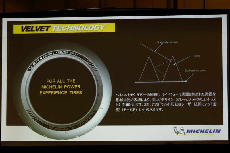 レーザー刻印によってサイドウォールをデザイン