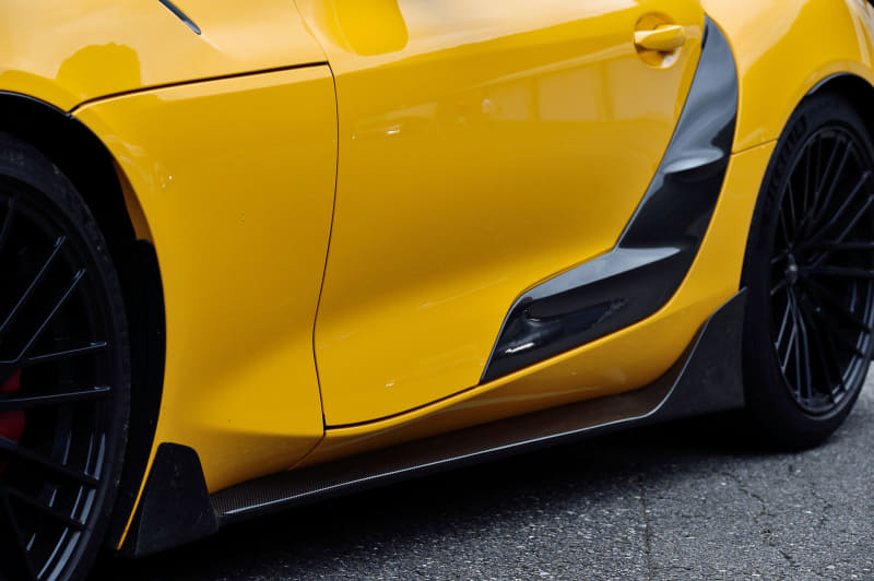 GRサイドドアガーニッシュ：37万円、GRサイドスカート：35万円