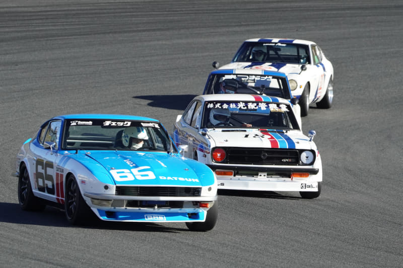 NISSAN ヒストリックカー エキシビションレース。1970年代に盛んだったツーリングカーレースの様相が見事に再現された