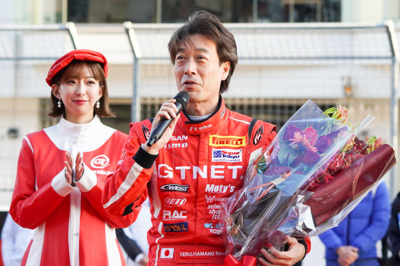 浜野彰彦選手「日産ファンの方々の熱い応援に感謝します」