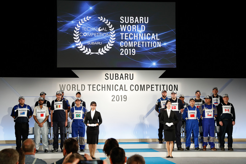 栃木スバル 宇都宮店に所属する松本拓選手のほか、オーストラリア、バーレーン、ベルギー、ブラジル、カナダ、チリ、中国、デンマーク、ドイツ、イタリア、ロシア、スウェーデン、タイ、アメリカの計15か国の代表が大会に参加した