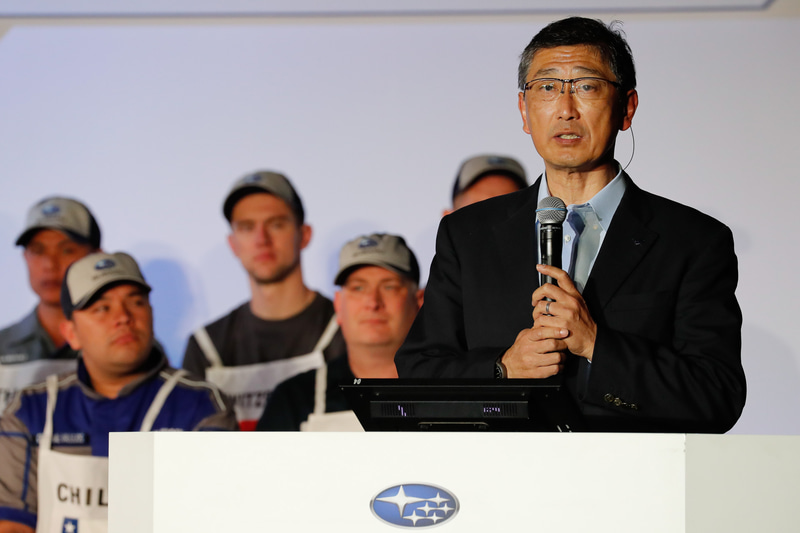 株式会社SUBARU 執行役員 カスタマーサービス本部長 永江靖志氏が開会を宣言