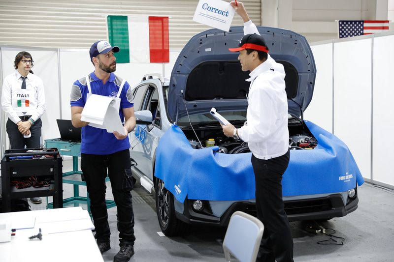 課題をクリアした選手には、審査員から「Correct（正解）」のパネルが示される