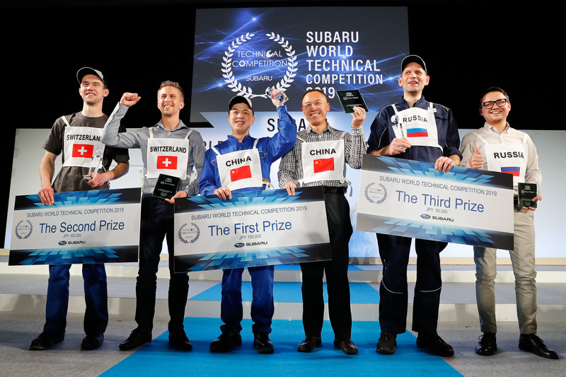 2019年大会のトップ3