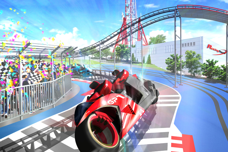 ジーピー レーサーズのバンク走行イメージ