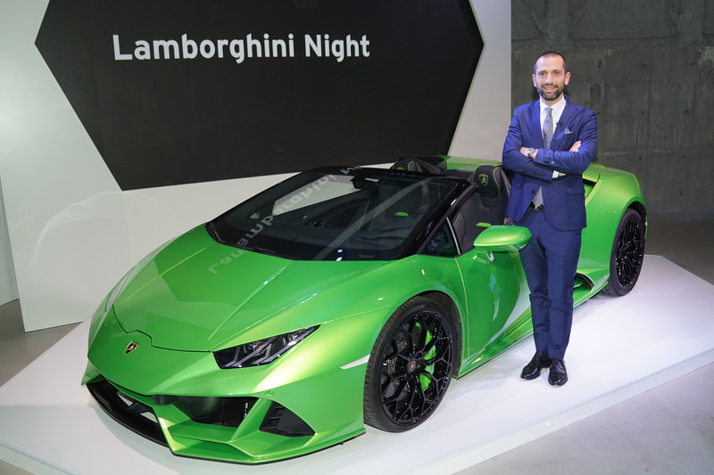 東京・表参道で開催の「Lamborghini Night」