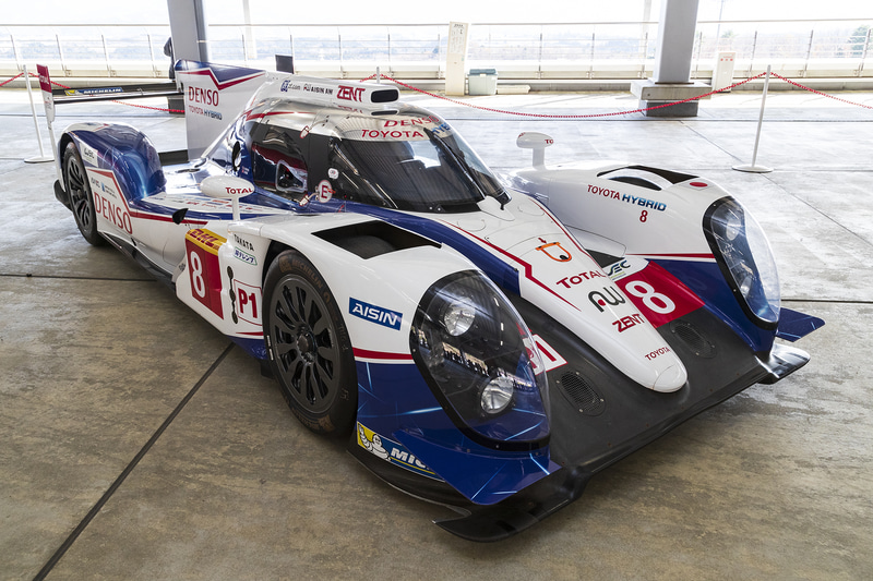 ル・マン参戦車両やWRC参戦車両の展示