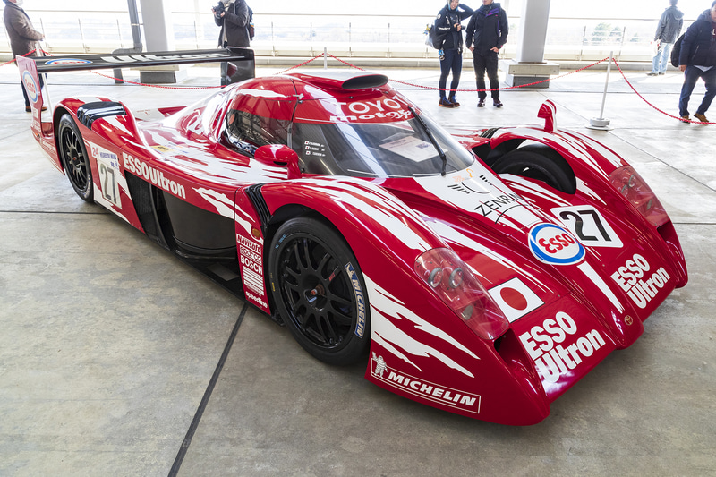 ル・マン参戦車両やWRC参戦車両の展示