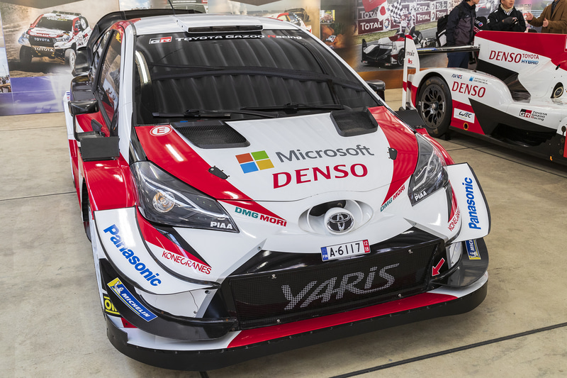 ル・マン参戦車両やWRC参戦車両の展示