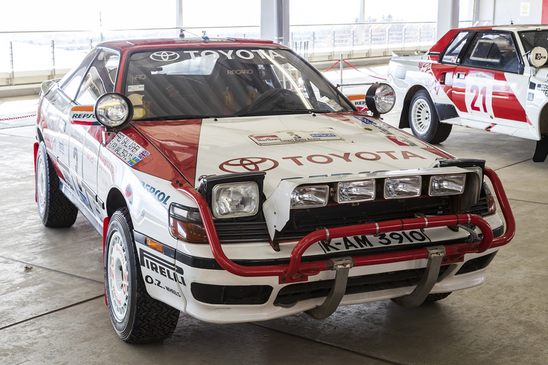 ル・マン参戦車両やWRC参戦車両の展示